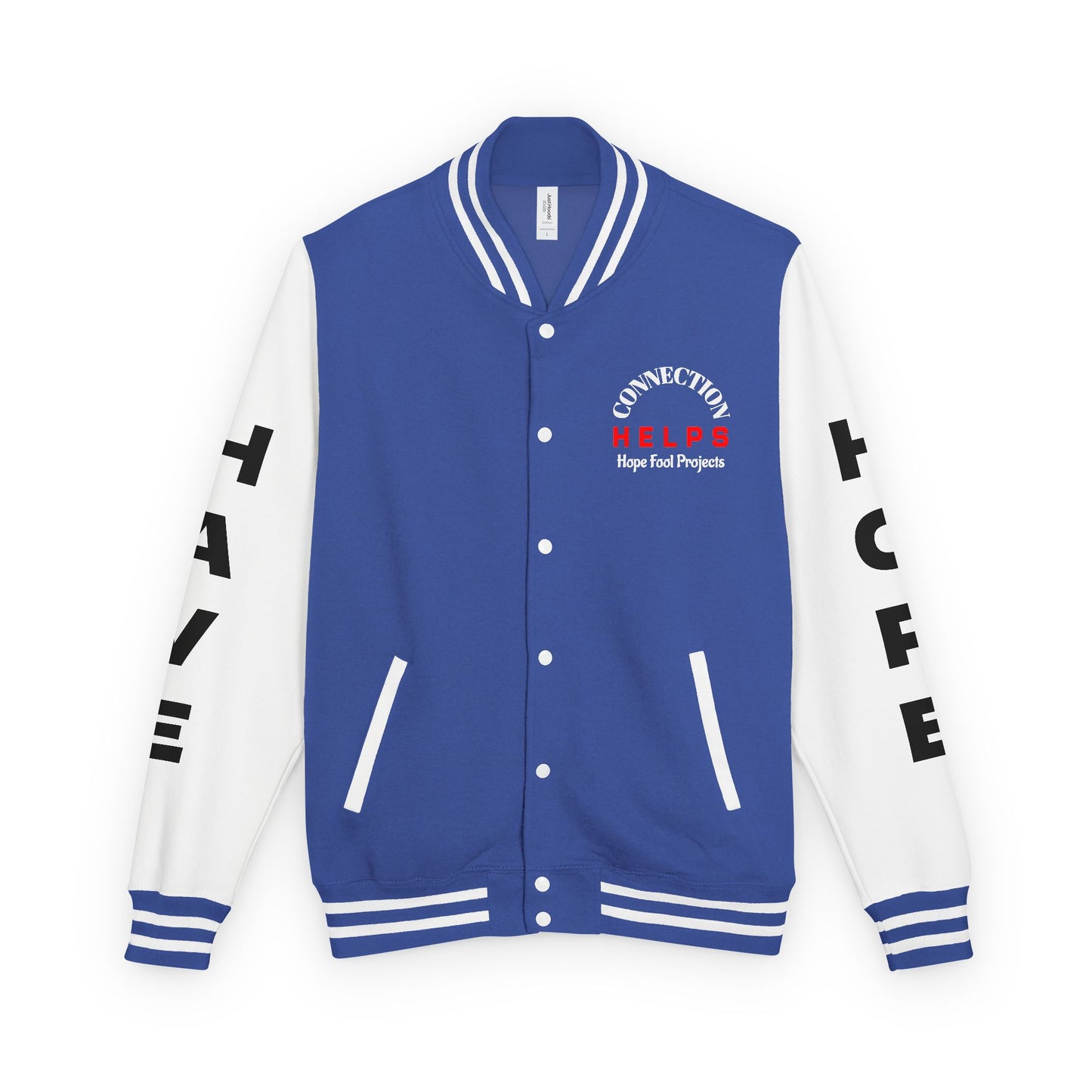 Rule Maker Have Hope Inspired Unisex Heavyweight Letterman Jacket - Empowering Message "IF YOU ARE IN PAIN, HOWL YOUR A** OFF. LET 'EM KNOW." Comes in many color variants!
