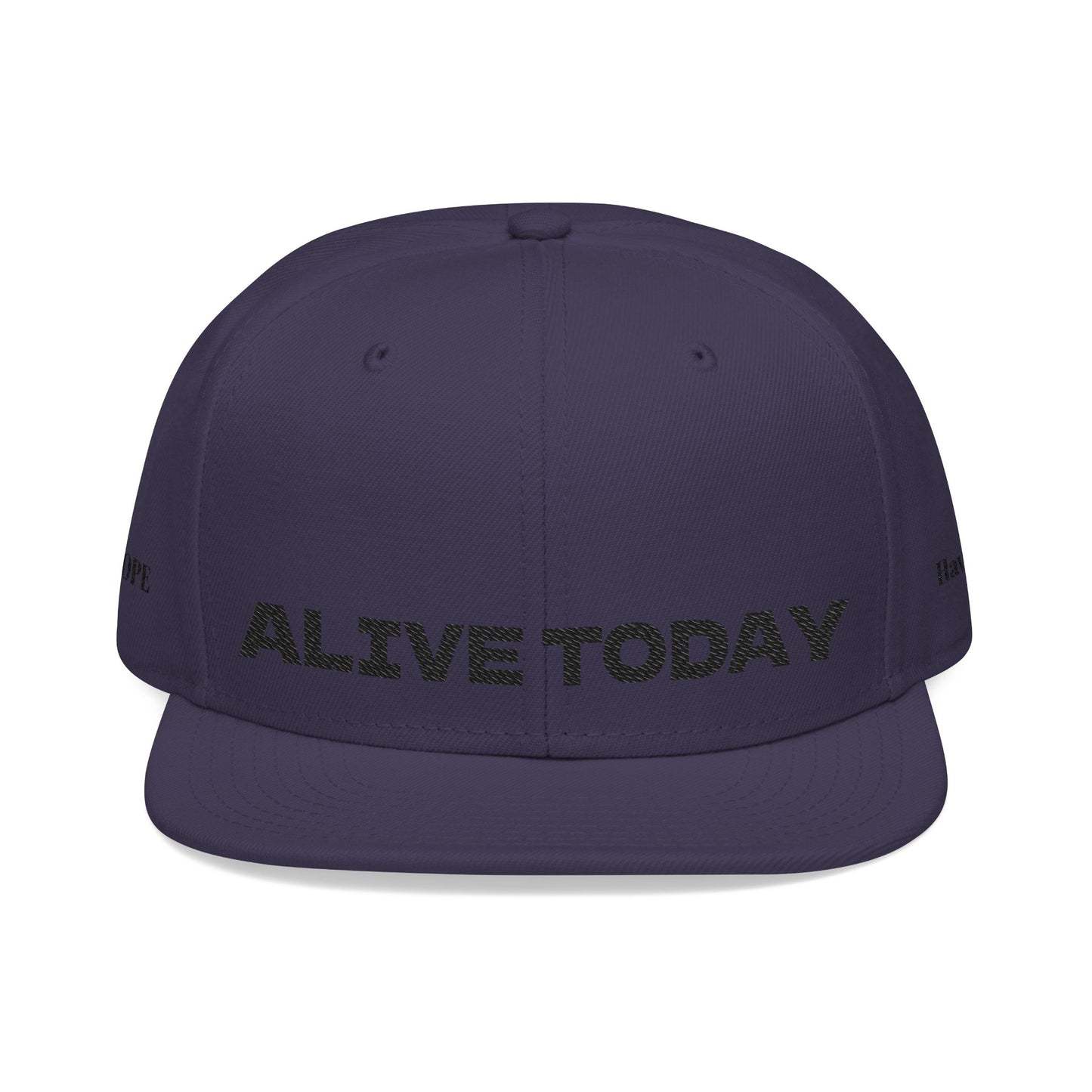 "ALIVE TODAY" Snapback Cap, Embroidered Hat, Casual Streetwear (Many color variants)