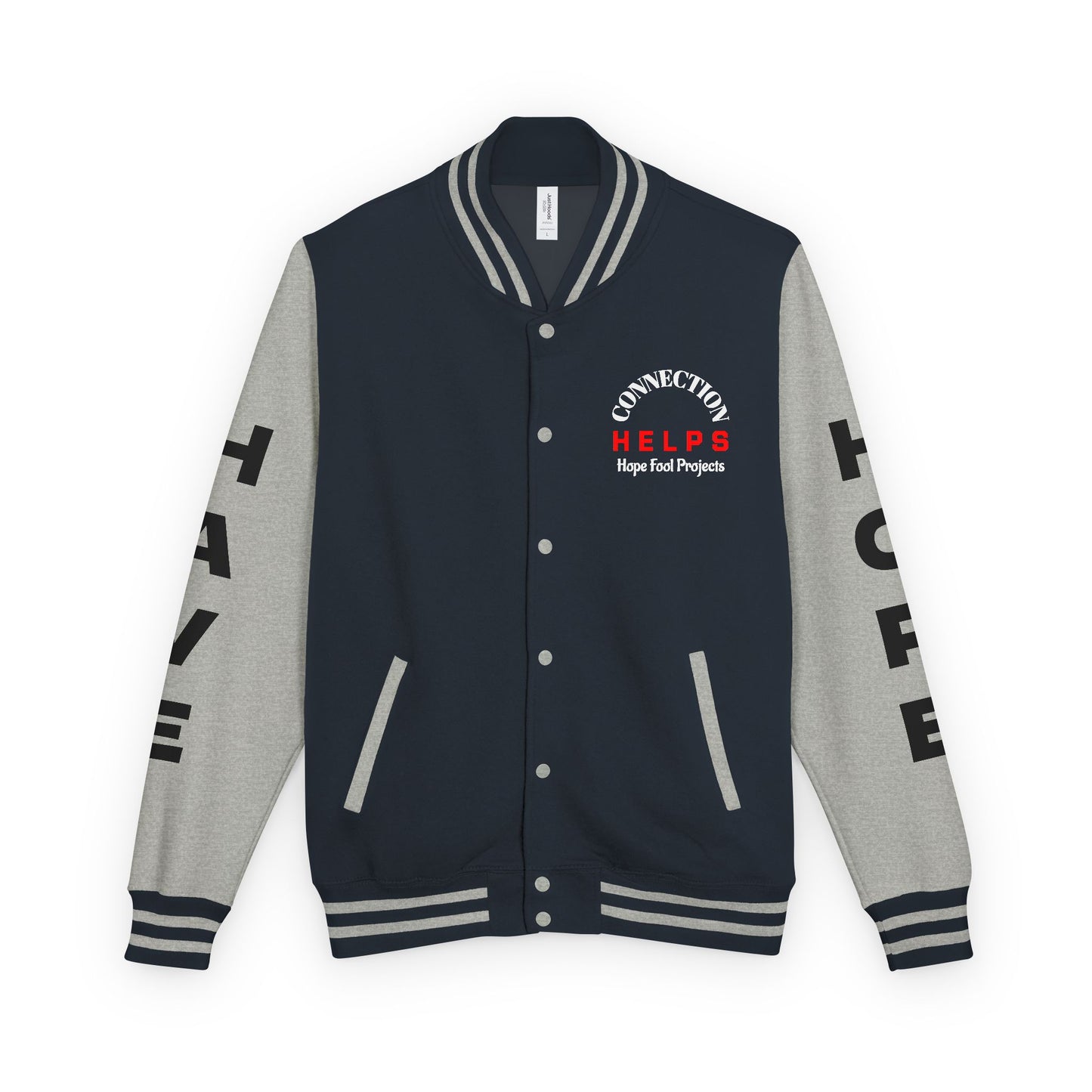 The Survivor Have Hope Inspired Unisex Heavyweight Letterman Jacket - Empowering Message "Make them your B**** instead." Comes in many color variants!