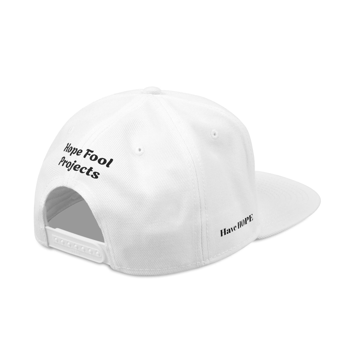 White Font "Got my heart back on track" Snapback Cap, Embroidered Hat, Casual Streetwear, (Many color variants)