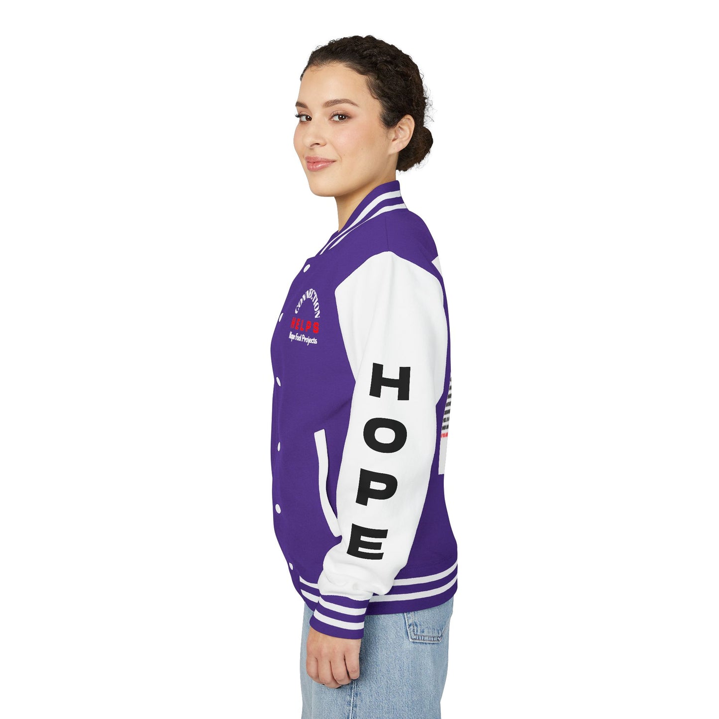 Rule Maker Have Hope Inspired Unisex Heavyweight Letterman Jacket - Empowering Message "IF YOU ARE IN PAIN, HOWL YOUR A** OFF. LET 'EM KNOW." Comes in many color variants!