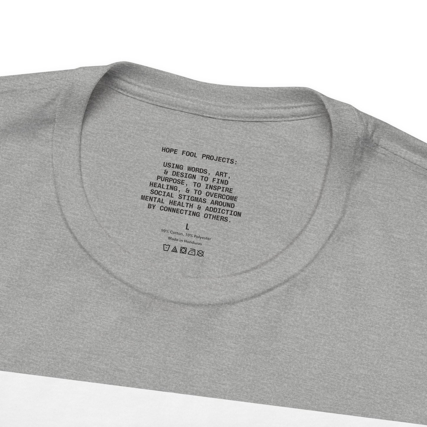 Rule Breaker Motivational Messaging Variants are White, Grey, Black "STOP BEING SO D*** HARD ON YOURSELF." Unisex Jersey Short Sleeve Tee (Color Group 1of4)