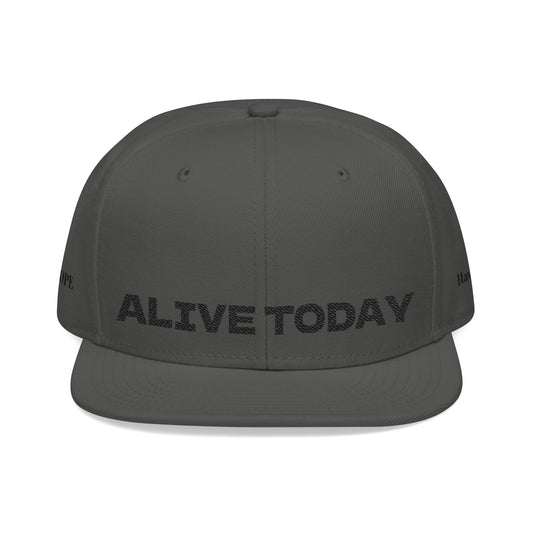 "ALIVE TODAY" Snapback Cap, Embroidered Hat, Casual Streetwear (Many color variants)