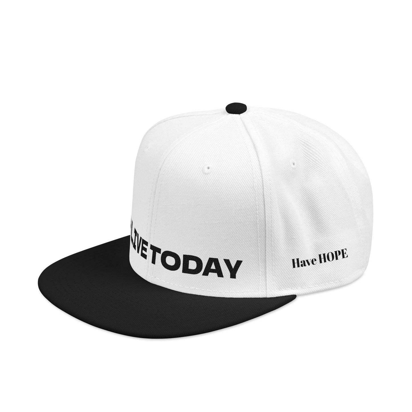 "ALIVE TODAY" Snapback Cap, Embroidered Hat, Casual Streetwear (Many color variants)