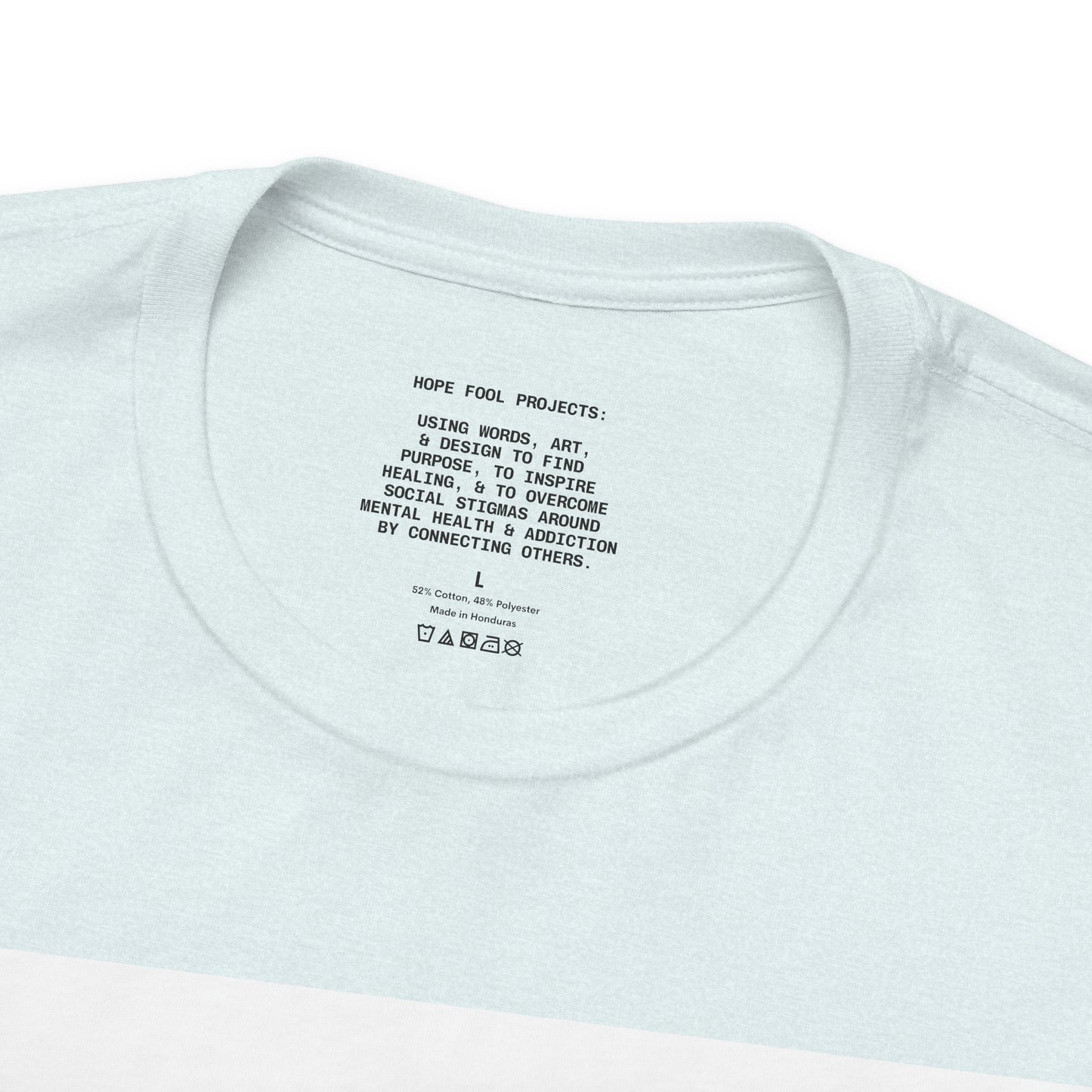 Rule Maker Motivational Messaging Variants of Blue "IF YOU ARE IN PAIN, HOWL YOUR A** OFF. LET 'EM KNOW." Unisex Jersey Short Sleeve Tee (Color Group 4of4)