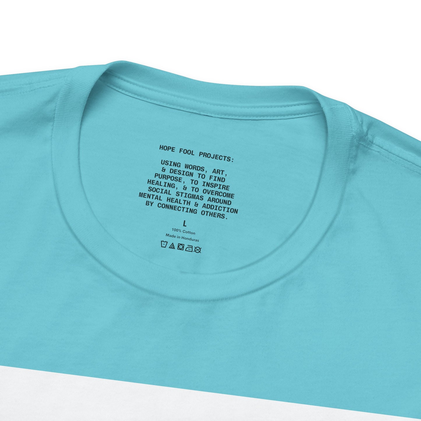 Rule Breaker Motivational Messaging Variants of Blue "STOP BEING SO D*** HARD ON YOURSELF." Unisex Jersey Short Sleeve Tee (Color Group 4of4)