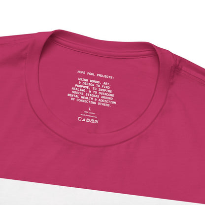 True Punk Motivational Messaging Variants are in Pink, Red, Cream, Yellow, Orange, and Brown "This world ain't got s*** on you." Unisex Jersey Short Sleeve Tee (Color Group 2of4)