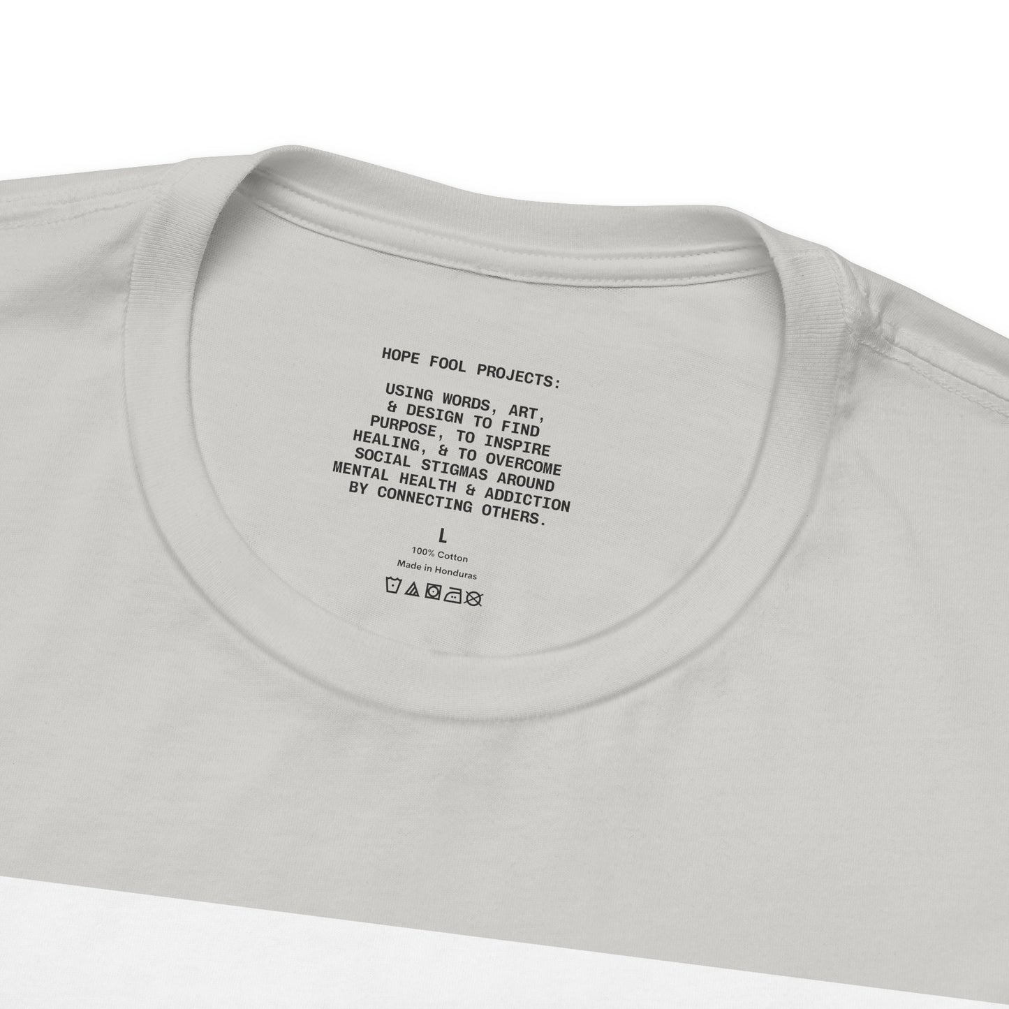 Rule Breaker Motivational Messaging Variants are White, Grey, Black "STOP BEING SO D*** HARD ON YOURSELF." Unisex Jersey Short Sleeve Tee (Color Group 1of4)