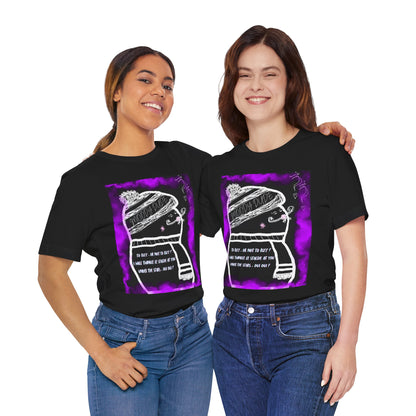 "Single now.... Are you brave enough to swipe right for a coffee sometime?" -Rizz ( Coffee ) Monster Unisex Jersey Short Sleeve Tee