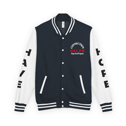 True Punk Have Hope Inspired Unisex Heavyweight Letterman Jacket - Empowering Message "This world ain't got s*** on you." Comes in many color variants!