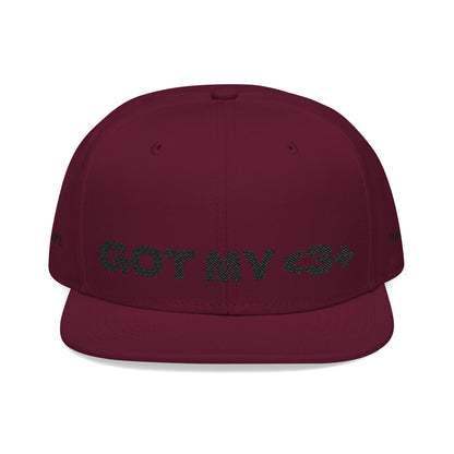 "Got My <3 +" (Got My Heart Positive) Snapback Cap, Embroidered Hat, Casual Streetwear, Gift for Him/Her, (Many color variants)