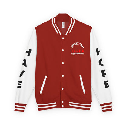 True Punk Have Hope Inspired Unisex Heavyweight Letterman Jacket - Empowering Message "This world ain't got s*** on you." Comes in many color variants!