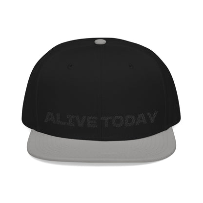 "ALIVE TODAY" Snapback Cap, Embroidered Hat, Casual Streetwear (Many color variants)