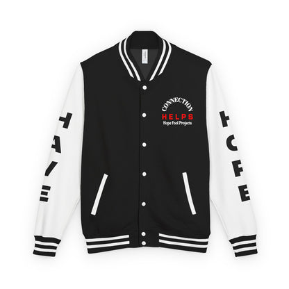 True Punk Have Hope Inspired Unisex Heavyweight Letterman Jacket - Empowering Message "This world ain't got s*** on you." Comes in many color variants!