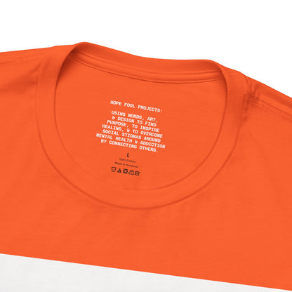 The Survivor Motivational Messaging Variants are in Pink, Red, Cream, Yellow, Orange, and Brown "Make them your B**** instead." Unisex Jersey Short Sleeve Tee (Color Group 2of4)