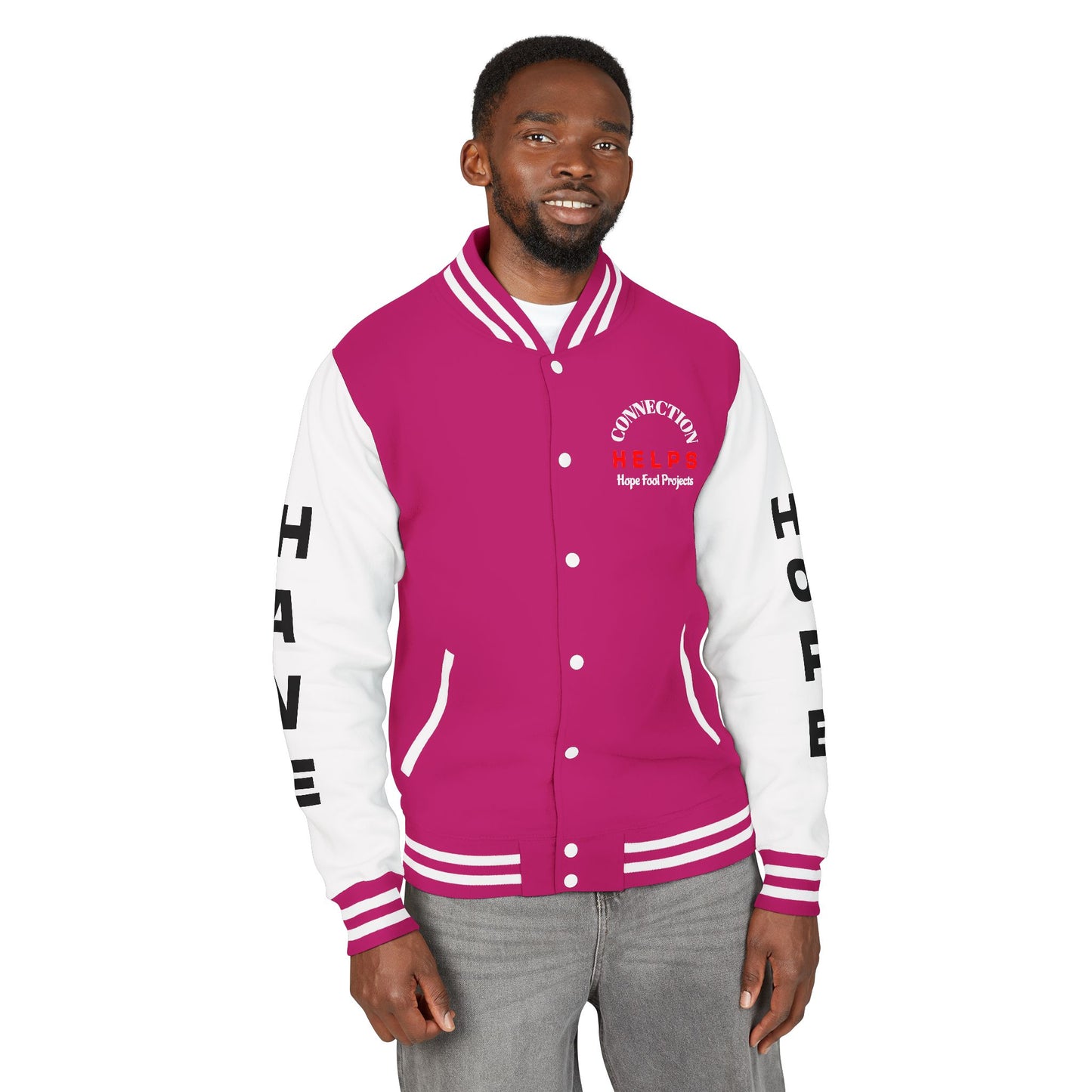 Ride-Or-Die Have Hope Inspired Unisex Heavyweight Letterman Jacket - Empowering Message "YOU'VE F****** GOT THIS." Comes in many color variants!