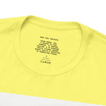 True Punk Motivational Messaging Variants are in Pink, Red, Cream, Yellow, Orange, and Brown "This world ain't got s*** on you." Unisex Jersey Short Sleeve Tee (Color Group 2of4)