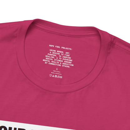 Ride Or Die Motivational Messaging Variants are in Pink, Red, Cream, Yellow, Orange, and Brown "YOU'VE F****** GOT THIS." Unisex Jersey Short Sleeve Tee (Color Group 2of4)