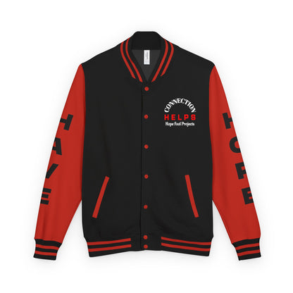 Rule Maker Have Hope Inspired Unisex Heavyweight Letterman Jacket - Empowering Message "IF YOU ARE IN PAIN, HOWL YOUR A** OFF. LET 'EM KNOW." Comes in many color variants!
