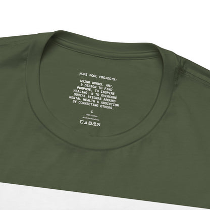 True Punk Motivational Messaging Variants of Green "This world ain't got s*** on you." Unisex Jersey Short Sleeve Tee (Color Group 3of4)