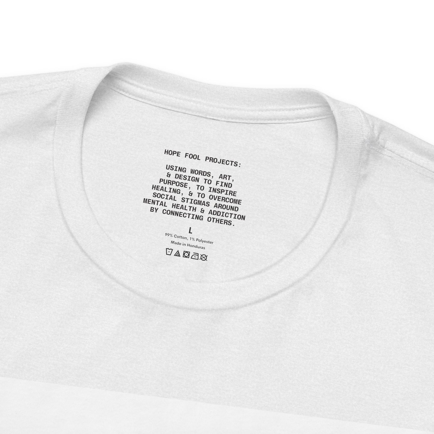 True Punk Motivational Messaging Variants are White, Grey, Black "This world ain't got s*** on you." Unisex Jersey Short Sleeve Tee (Color Group 1of4)