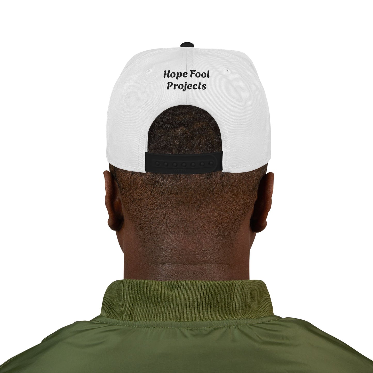 White Font "Got my heart back on track" Snapback Cap, Embroidered Hat, Casual Streetwear, (Many color variants)
