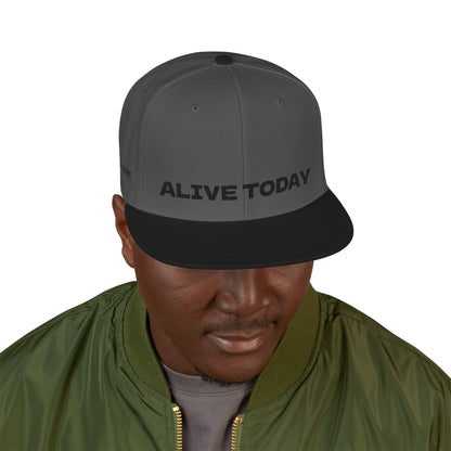 "ALIVE TODAY" Snapback Cap, Embroidered Hat, Casual Streetwear (Many color variants)