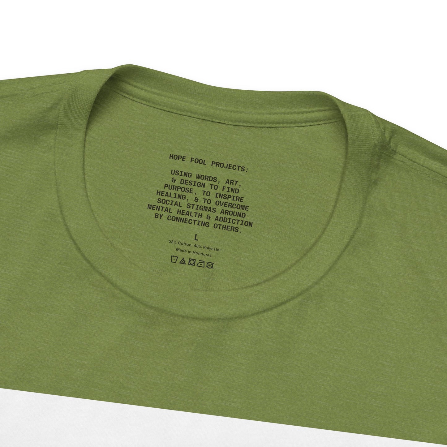 Rule Breaker Motivational Messaging Variants of Green "STOP BEING SO D*** HARD ON YOURSELF." Unisex Jersey Short Sleeve Tee (Color Group 3of4)