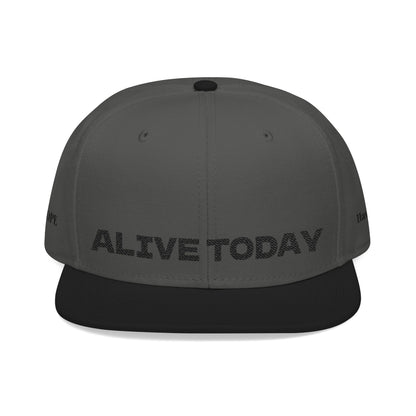 "ALIVE TODAY" Snapback Cap, Embroidered Hat, Casual Streetwear (Many color variants)