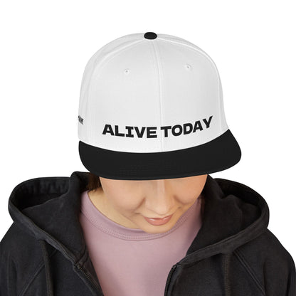 "ALIVE TODAY" Snapback Cap, Embroidered Hat, Casual Streetwear (Many color variants)